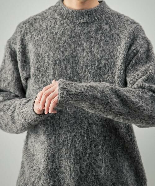 URBAN RESEARCH / アーバンリサーチ ニット・セーター | new basic MOULINE SHAGGY KNIT | 詳細11