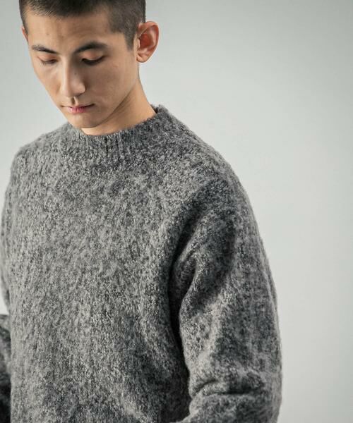 URBAN RESEARCH / アーバンリサーチ ニット・セーター | new basic MOULINE SHAGGY KNIT | 詳細12