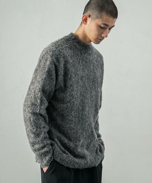 URBAN RESEARCH / アーバンリサーチ ニット・セーター | new basic MOULINE SHAGGY KNIT | 詳細14