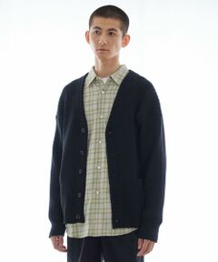 URBAN RESEARCH / アーバンリサーチ カーディガン・ボレロ | new basic COTTON CASHMERE WIDE RIB CARDIGAN