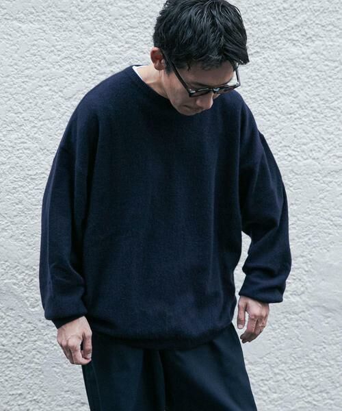 URBAN RESEARCH / アーバンリサーチ ニット・セーター | SUPER WIDE CASHMERE CREW NECK | 詳細3