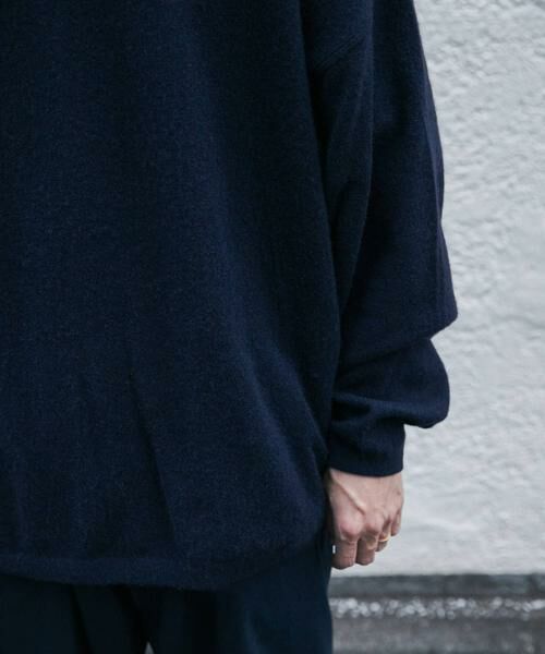 URBAN RESEARCH / アーバンリサーチ ニット・セーター | SUPER WIDE CASHMERE CREW NECK | 詳細4
