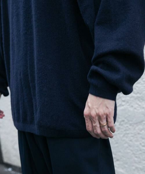 URBAN RESEARCH / アーバンリサーチ ニット・セーター | SUPER WIDE CASHMERE CREW NECK | 詳細5