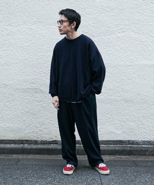 URBAN RESEARCH / アーバンリサーチ ニット・セーター | SUPER WIDE CASHMERE CREW NECK | 詳細7
