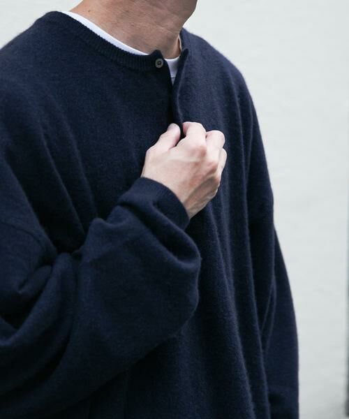 URBAN RESEARCH / アーバンリサーチ ニット・セーター | SUPER WIDE CASHMERE HENRY NECK | 詳細1