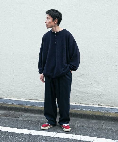 URBAN RESEARCH / アーバンリサーチ ニット・セーター | SUPER WIDE CASHMERE HENRY NECK | 詳細3