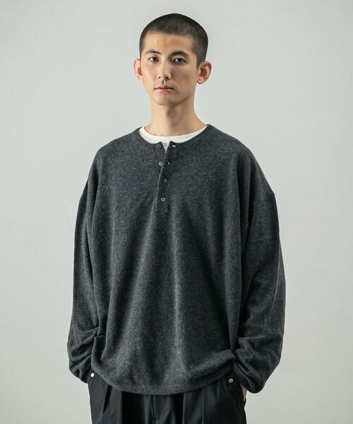 URBAN RESEARCH / アーバンリサーチ ニット・セーター | SUPER WIDE CASHMERE HENRY NECK | 詳細11