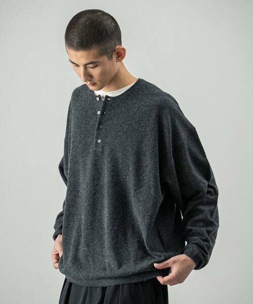 URBAN RESEARCH / アーバンリサーチ ニット・セーター | SUPER WIDE CASHMERE HENRY NECK | 詳細12