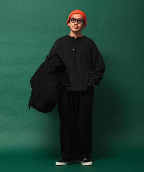 URBAN RESEARCH / アーバンリサーチ ニット・セーター | SUPER WIDE CASHMERE HENRY NECK | 詳細16