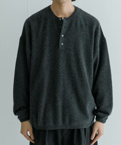 URBAN RESEARCH / アーバンリサーチ ニット・セーター | SUPER WIDE CASHMERE HENRY NECK | 詳細19