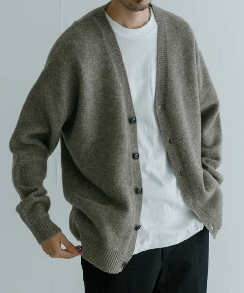 URBAN RESEARCH / アーバンリサーチ カーディガン・ボレロ | new basic YAK WOOL CARDIGAN | 詳細17