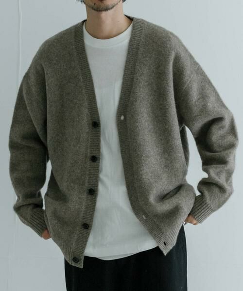 URBAN RESEARCH / アーバンリサーチ カーディガン・ボレロ | new basic YAK WOOL CARDIGAN | 詳細18
