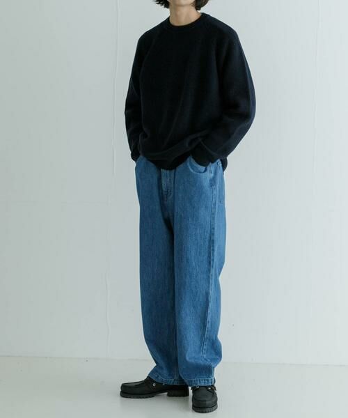 URBAN RESEARCH / アーバンリサーチ ニット・セーター | new basic COTTON CASHMERE 片畦 CREW NECK | 詳細2