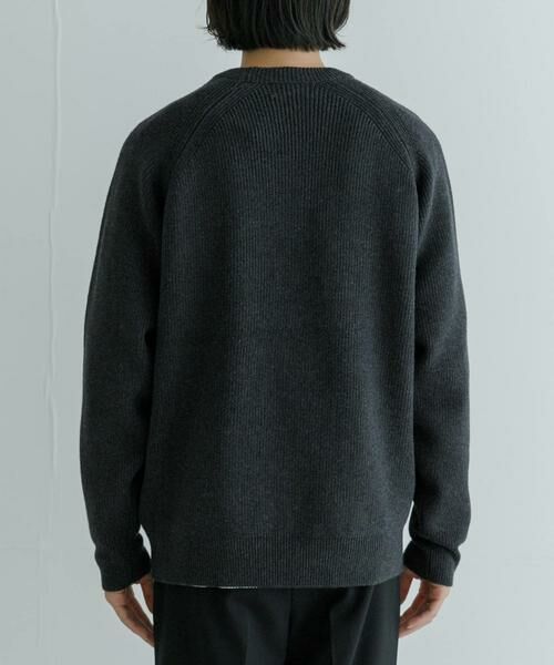 URBAN RESEARCH / アーバンリサーチ ニット・セーター | new basic COTTON CASHMERE 片畦 CREW NECK | 詳細23