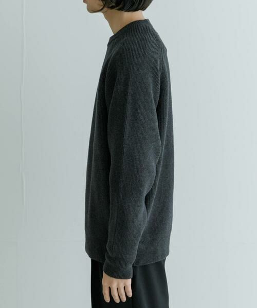 URBAN RESEARCH / アーバンリサーチ ニット・セーター | new basic COTTON CASHMERE 片畦 CREW NECK | 詳細22