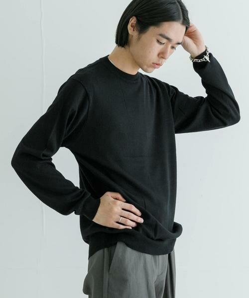 URBAN RESEARCH / アーバンリサーチ ニット・セーター | 『洗濯可』WASHABLEウールハイゲージクルーネック | 詳細10