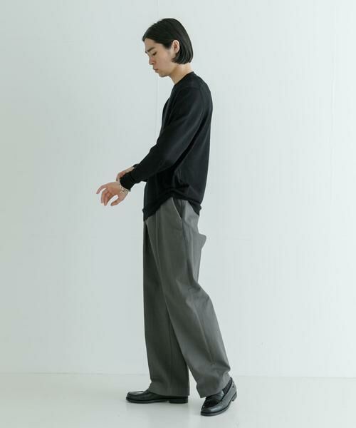 URBAN RESEARCH / アーバンリサーチ ニット・セーター | 『洗濯可』WASHABLEウールハイゲージクルーネック | 詳細11