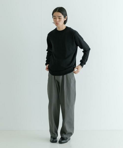 URBAN RESEARCH / アーバンリサーチ ニット・セーター | 『洗濯可』WASHABLEウールハイゲージクルーネック | 詳細12