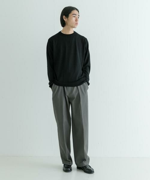 URBAN RESEARCH / アーバンリサーチ ニット・セーター | 『洗濯可』WASHABLEウールハイゲージクルーネック | 詳細13