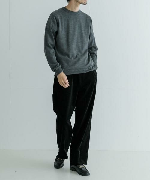 URBAN RESEARCH / アーバンリサーチ ニット・セーター | 『洗濯可』WASHABLEウールハイゲージクルーネック | 詳細18