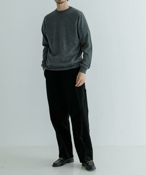 URBAN RESEARCH / アーバンリサーチ ニット・セーター | 『洗濯可』WASHABLEウールハイゲージクルーネック | 詳細19