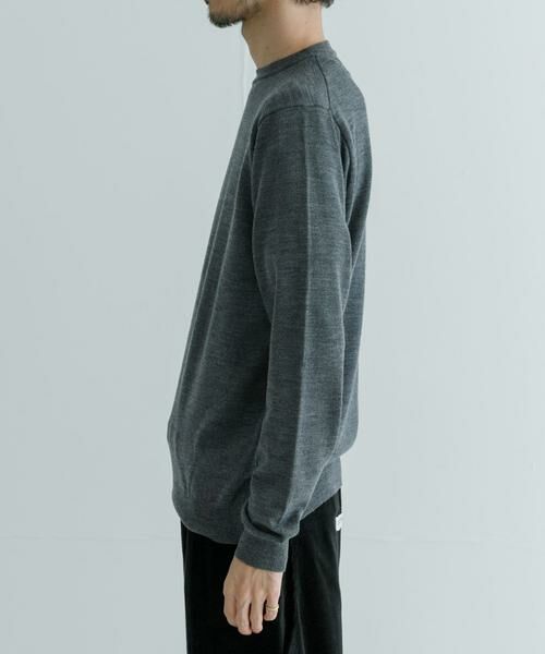 URBAN RESEARCH / アーバンリサーチ ニット・セーター | 『洗濯可』WASHABLEウールハイゲージクルーネック | 詳細21