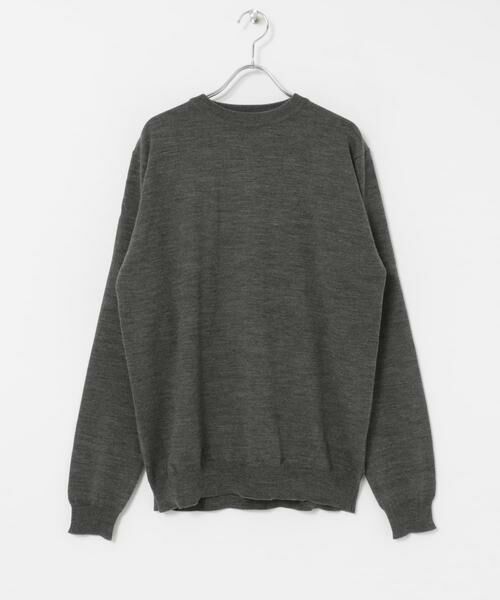 URBAN RESEARCH / アーバンリサーチ ニット・セーター | 『洗濯可』WASHABLEウールハイゲージクルーネック | 詳細23