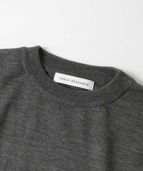 URBAN RESEARCH / アーバンリサーチ ニット・セーター | 『洗濯可』WASHABLEウールハイゲージクルーネック | 詳細24