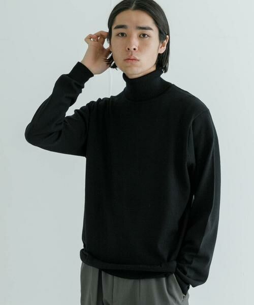 URBAN RESEARCH / アーバンリサーチ ニット・セーター | 『洗濯可』WASHABLEウールハイゲージタートルネック | 詳細9