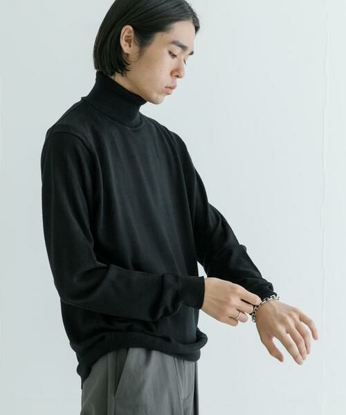 URBAN RESEARCH / アーバンリサーチ ニット・セーター | 『洗濯可』WASHABLEウールハイゲージタートルネック | 詳細10