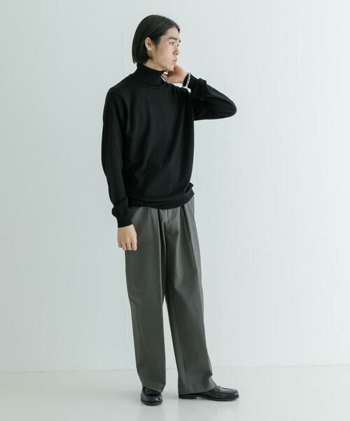 URBAN RESEARCH / アーバンリサーチ ニット・セーター | 『洗濯可』WASHABLEウールハイゲージタートルネック | 詳細12