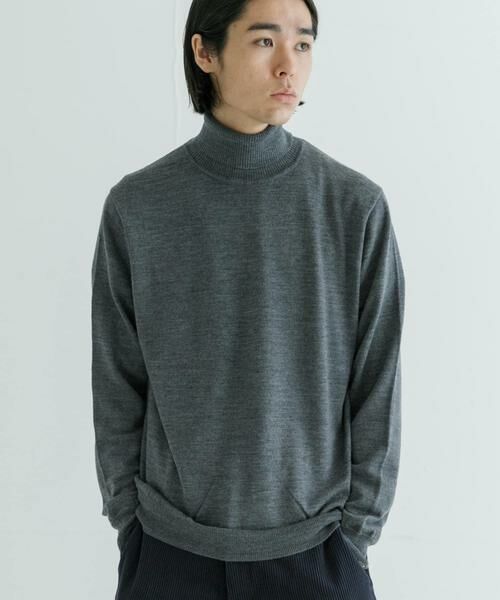 URBAN RESEARCH / アーバンリサーチ ニット・セーター | 『洗濯可』WASHABLEウールハイゲージタートルネック | 詳細17