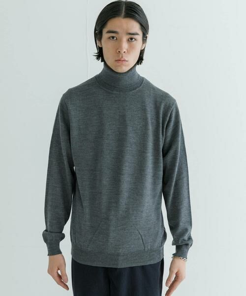 URBAN RESEARCH / アーバンリサーチ ニット・セーター | 『洗濯可』WASHABLEウールハイゲージタートルネック | 詳細19