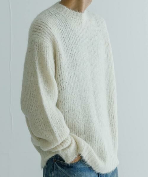 URBAN RESEARCH / アーバンリサーチ ニット・セーター | new basic ALPACA TSUMUGI KNIT | 詳細30