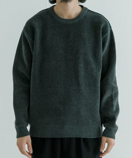 URBAN RESEARCH / アーバンリサーチ ニット・セーター | Wフェイスクルーネックニット | 詳細10