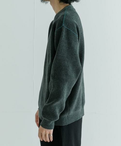URBAN RESEARCH / アーバンリサーチ ニット・セーター | Wフェイスクルーネックニット | 詳細11