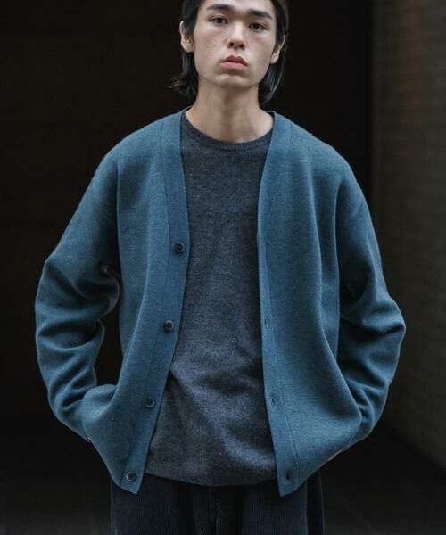 URBAN RESEARCH / アーバンリサーチ カーディガン・ボレロ | 『洗濯可』ウォッシャブルミラノリブカーディガン(グリーン)