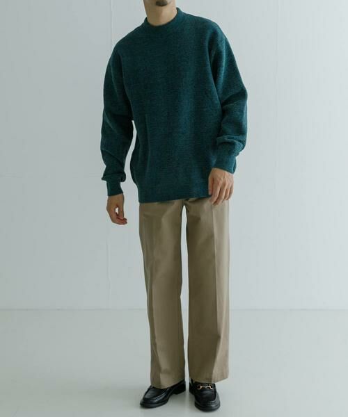 URBAN RESEARCH / アーバンリサーチ ニット・セーター | メランジハーフモックプルオーバーニット | 詳細12