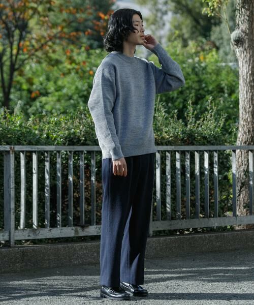 URBAN RESEARCH / アーバンリサーチ ニット・セーター | メランジハーフモックプルオーバーニット | 詳細28