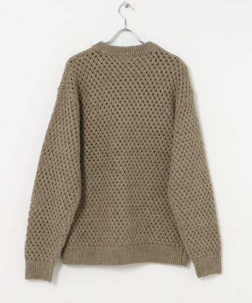 URBAN RESEARCH / アーバンリサーチ ニット・セーター | ウールアクリルメッシュニット | 詳細6