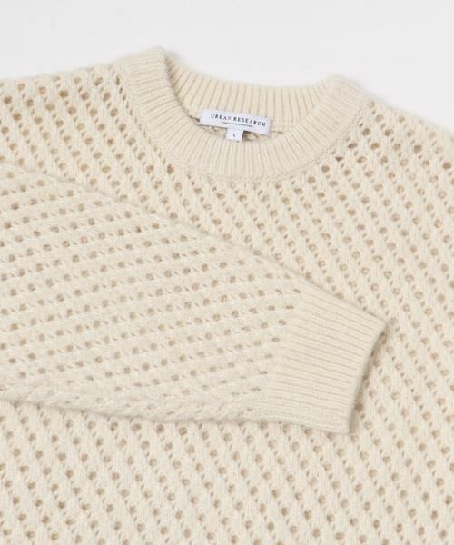 URBAN RESEARCH / アーバンリサーチ ニット・セーター | ウールアクリルメッシュニット | 詳細21