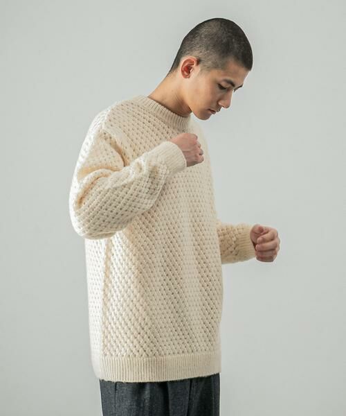 URBAN RESEARCH / アーバンリサーチ ニット・セーター | ウールアクリルメッシュニット | 詳細11