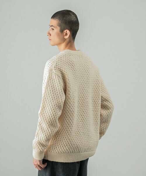 URBAN RESEARCH / アーバンリサーチ ニット・セーター | ウールアクリルメッシュニット | 詳細12