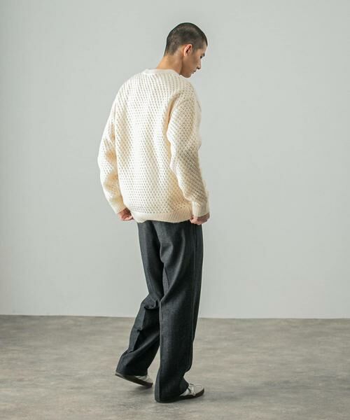 URBAN RESEARCH / アーバンリサーチ ニット・セーター | ウールアクリルメッシュニット | 詳細13