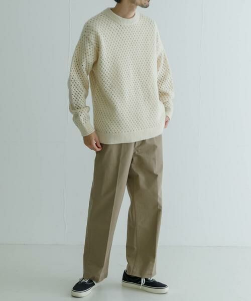 URBAN RESEARCH / アーバンリサーチ ニット・セーター | ウールアクリルメッシュニット | 詳細17
