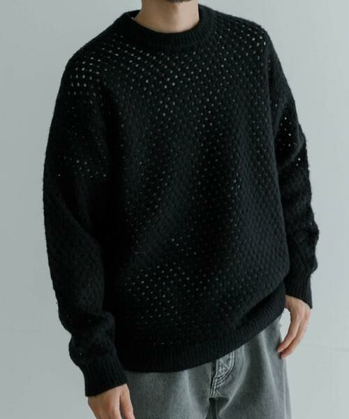 URBAN RESEARCH / アーバンリサーチ ニット・セーター | ウールアクリルメッシュニット | 詳細23