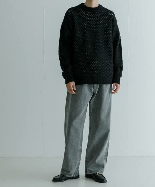 URBAN RESEARCH / アーバンリサーチ ニット・セーター | ウールアクリルメッシュニット | 詳細25
