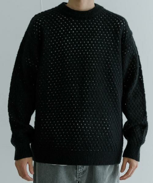 URBAN RESEARCH / アーバンリサーチ ニット・セーター | ウールアクリルメッシュニット | 詳細27