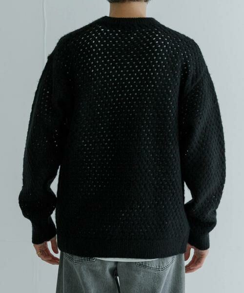 URBAN RESEARCH / アーバンリサーチ ニット・セーター | ウールアクリルメッシュニット | 詳細29