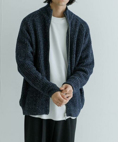 URBAN RESEARCH / アーバンリサーチ ニット・セーター | new basic シルクネップドライバーズニット | 詳細1